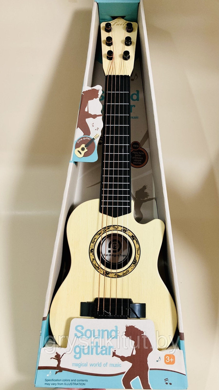 Детская гитара, 3 цвета, высота гитары 55 см, арт.898-28TA-TB-TC - фото 1 - id-p110563189
