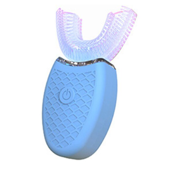 Ультразвуковая электрическая отбеливающая зубная щетка Toothbrush Cold Light Whitening - фото 7 - id-p172036150