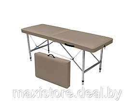 Косметологическая кушетка Mass-stol 180х60хРВ см (металик) + подушка