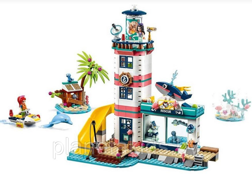 Конструктор Lari Френдс "Спасательный центр на маяке", 639 дет,11372 (Аналог LEGO Friends 41380) - фото 1 - id-p172052409