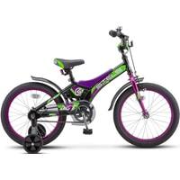Детский велосипед Stels Jet 18 Z010 2020 (фиолетовый/зеленый)