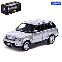 Машина металлическая LAND ROVER RANGE ROVER SPORT,1:32, открываются двери, инерция, цвет серый