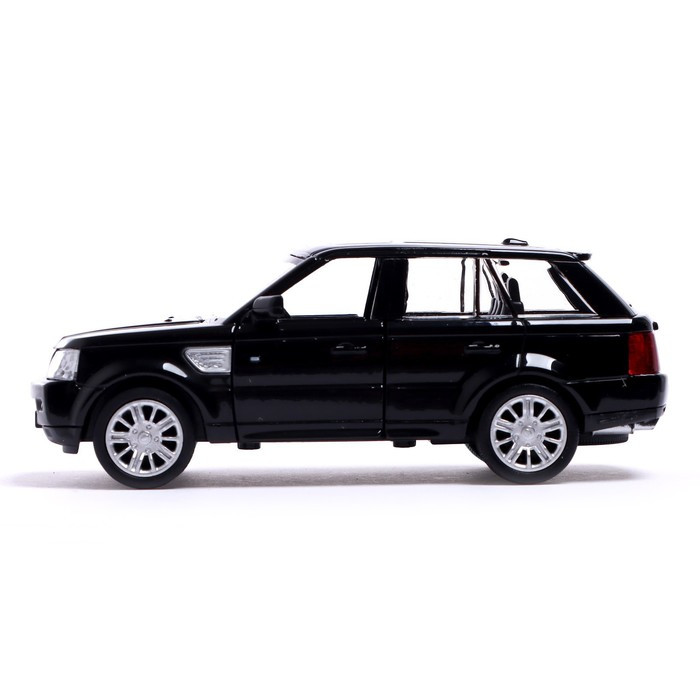 Машина металлическая LAND ROVER RANGE ROVER SPORT,1:32, открываются двери, инерция, цвет чёрный - фото 2 - id-p172059535