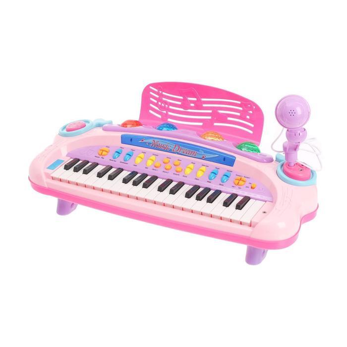 Пианино «Музыкант» с пюпитром, микрофоном, световые и звуковые эффекты - фото 3 - id-p172059635