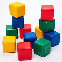 Набор цветных кубиков, 12 штук, 12 х 12 см