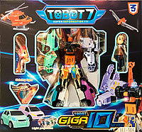 ROBOT 7 GIGA 10 (7 тоботов + 2 героя + браслет), свет. звук.