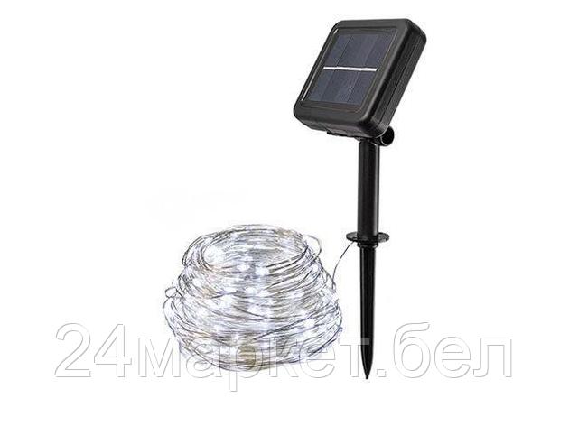 Светильник садовый на солнечной батарее SLR-G03-200W ФАZА (нить, хол. бел. 200 LED), фото 2