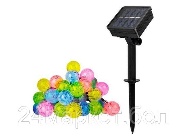 Светильник садовый на солнечной батарее SLR-G05-30M ФАZА (гирлянда, шарики, мультицв), фото 2