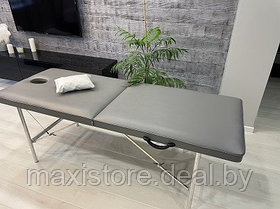 Массажный стол Mass-stol 180х60х70 см (металик) + подушка