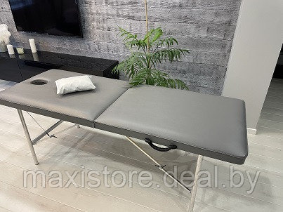 Массажный стол Mass-stol 180х60х70 см (металик) + подушка - фото 1 - id-p172045678