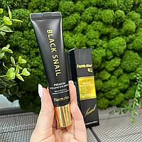 Сыворотка-роллер с муцином улитки для кожи вокруг глаз FARMSTAY Black Snail Premium Rolling Eye Serum 25 мл