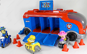 Детский грузовик автобус "Щенячий патруль"арт. 8939, игрушки Paw patrol патрулевоз трейлер набор машинок