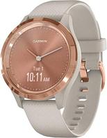 Гибридные умные часы Garmin Vivomove 3S (розовое золото/песочный), фото 1