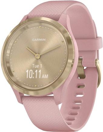 Гибридные умные часы Garmin Vivomove 3S (золотистый/розовый)