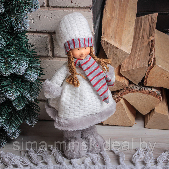 Кукла интерьерная "Малышка в сереньких валенках" 41 см - фото 1 - id-p172079720