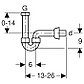 Сифон для умывальников и биде Geberit 151.113.11.1, фото 3