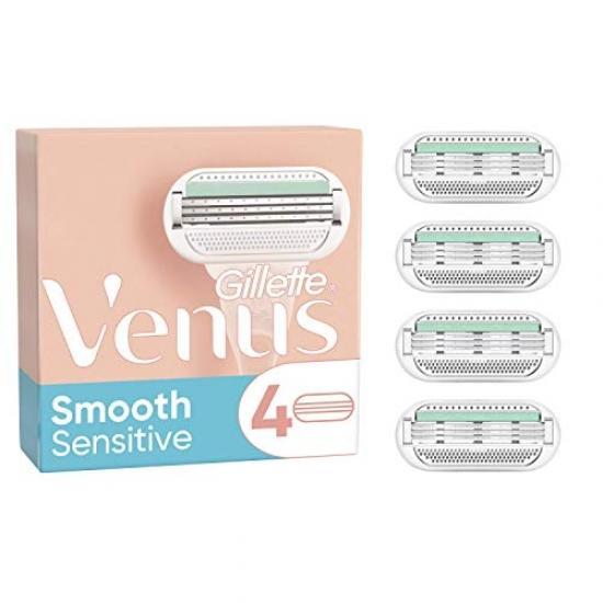 Сменные кассеты для бритья Gillette Venus Smooth Sensitive (4 шт) - фото 2 - id-p172106453