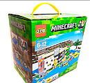 Детский конструктор Minecraft Майнкрафт Дом у пруда 3D99 аналог Лего lego домик хижина замок шахта майнкрафт, фото 3
