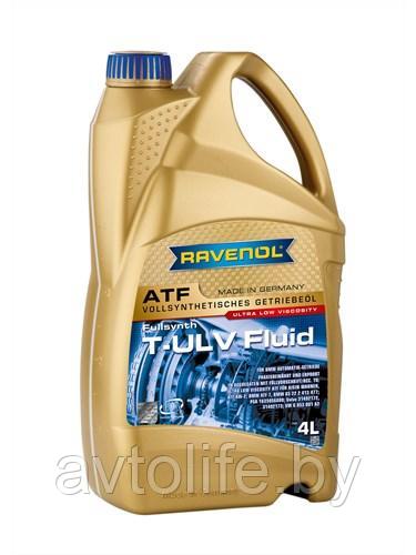 Трансмиссионное масло Ravenol ATF T-ULV Fluid 4л