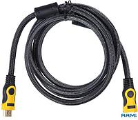 Кабель Buro HDMI 19M-19M Braid