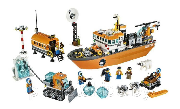 Конструктор Bela Urban "Арктический ледокол" 760 деталей, арт. 10443, аналог Lego City Лего Сити 60062 - фото 3 - id-p172140356