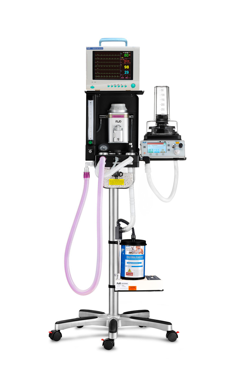 Система анестезии для лабораторных животных до 50 кг с ингаляциями изофлураном или севофлураном RWD R620 - фото 1 - id-p172143760