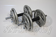 Набор гантелей металлических Хаммертон Atlas Sport 2x9.5 кг, фото 2