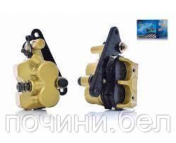 Суппорт тормозной (дисковый) 4T GY6 50-200 139QMB 152QMI 157QMJ  двухпоршневой (ухо вправо) LIPAI