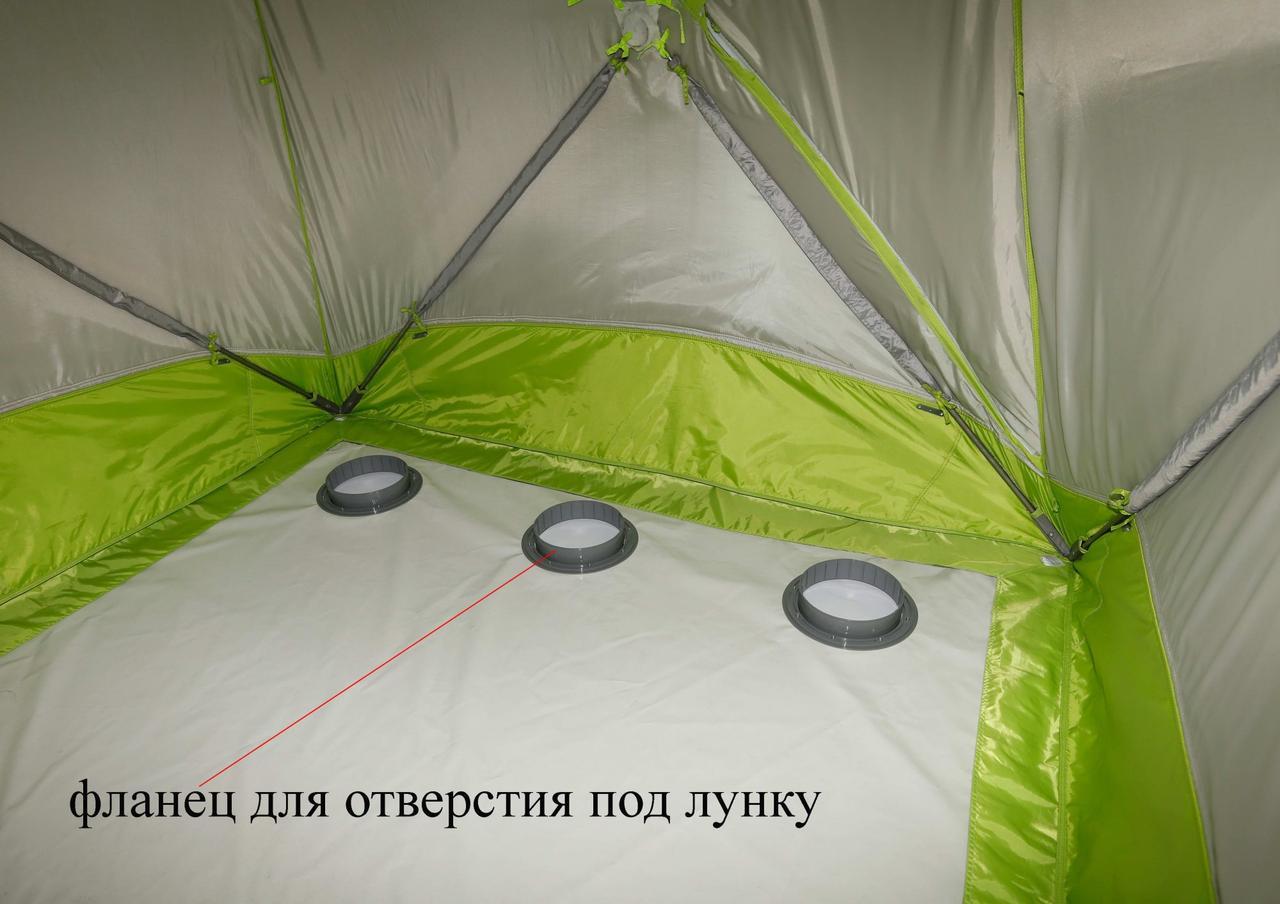 Пол для зимней палатки Лотос Куб 3 (210*210) с фланцами, арт. 4017, фото 1