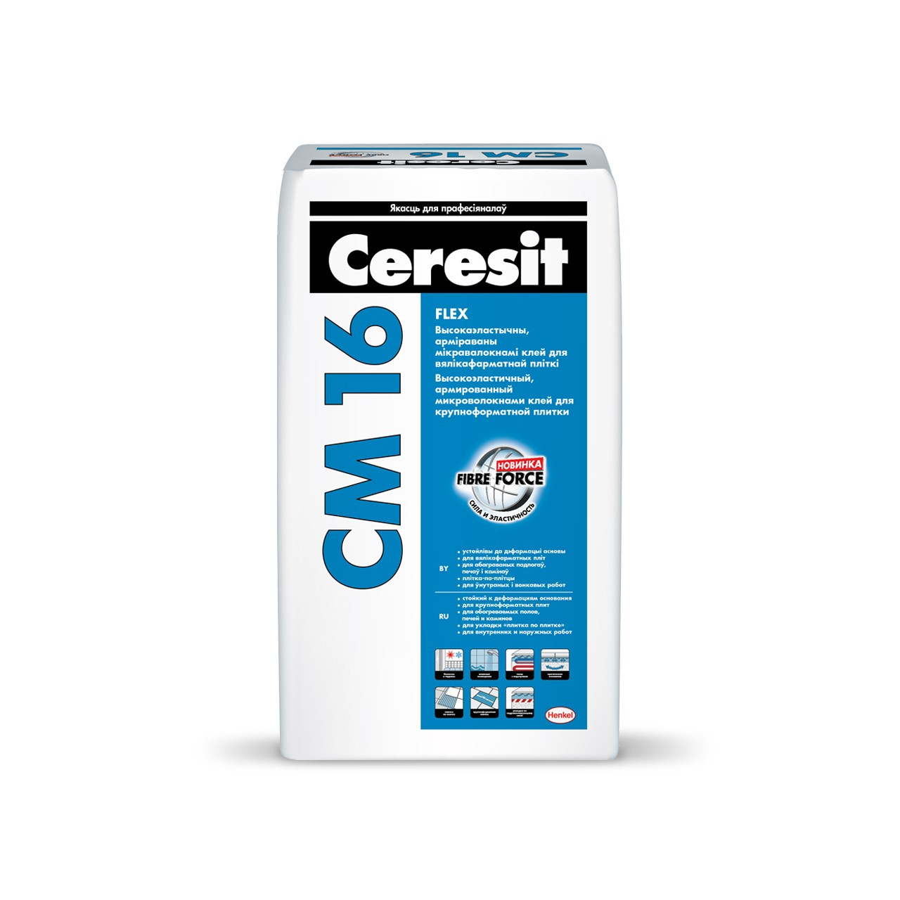 Ceresit «Flex» CM 16 Подходит для приклеивания плитки на неровных поверхностях.