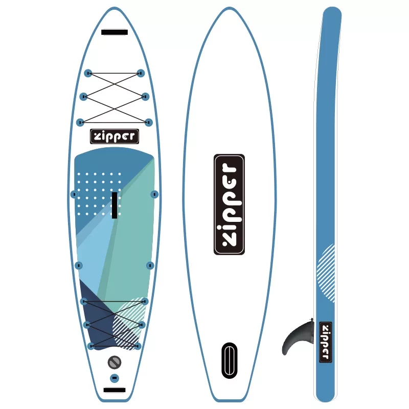 Доска SUP Board надувная (Сап Борд) Zipper Sx Line 12,6' (384см) Touring Blue - фото 8 - id-p172173607