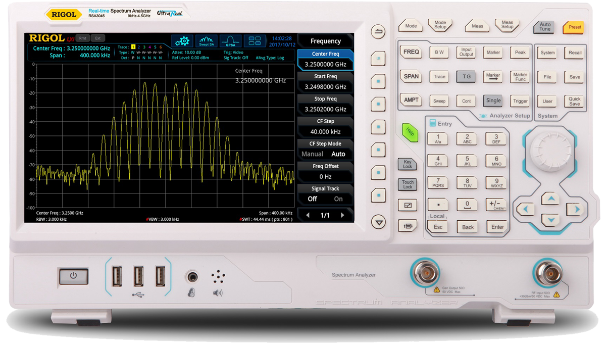 RSA3030N Анализатор спектра реального времени Rigol - фото 1 - id-p168689277