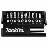 Набор 10 бит с магнитным держателем Makita (D-30651-12)