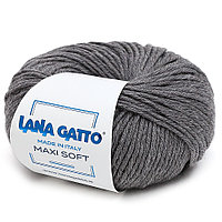 Пряжа Lana Gatto Maxi Soft цвет 20742 серый меланж