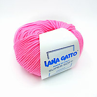 Пряжа Lana Gatto Super Soft 14473 розовый неон