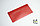 Конверт дизайнерский 110х220 мм Красный металлик, фото 2