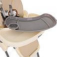 Стульчик для кормления Pituso Mimi бежевый Эко-кожа, фото 5