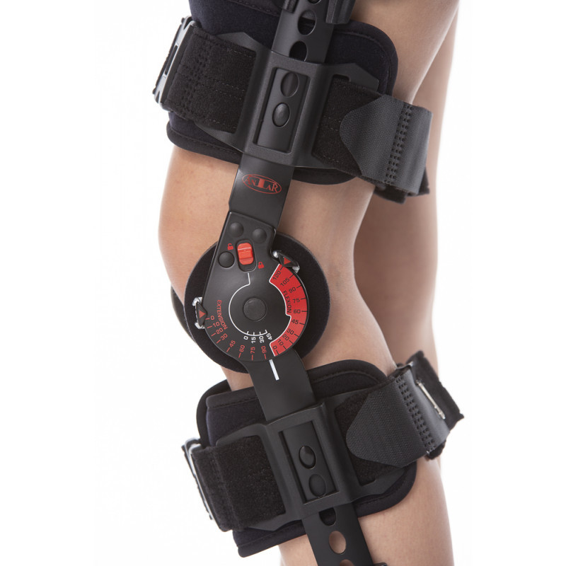 Ортез коленный с регулируемыми боковыми ребрами жесткости (Брейс) JABa Antar AT53001 - фото 5 - id-p172208538
