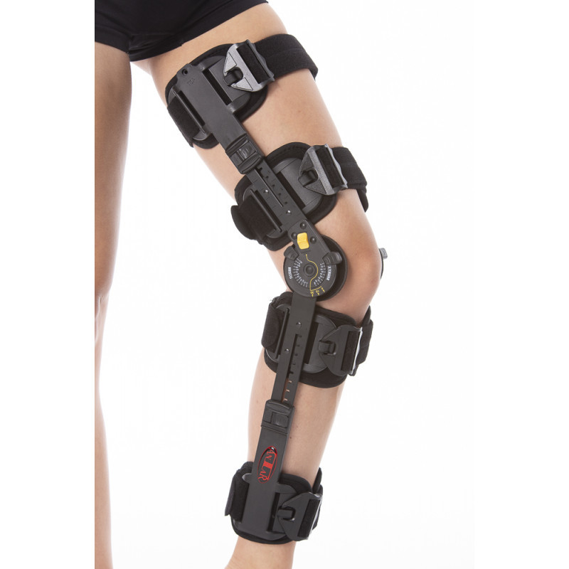 Ортез коленный с регулируемыми боковыми ребрами жесткости (Брейс) JABa Antar AT53002 - фото 1 - id-p172209065