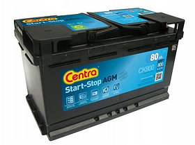 Автомобильный аккумулятор Centra AGM Start Stop R+ CK800 (80 А/ч)