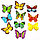 Декор "Бабочка" на магните 6см 10шт/уп (набор), фото 6