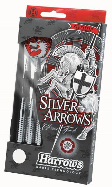 Дротики для дартса Steeltip Harrows Silver Arrows 18гр