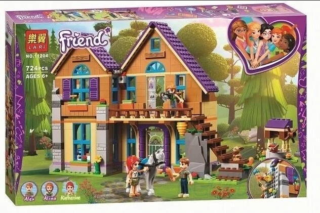 Детский конструктор Friends Lari 11204 дом Мии, аналог LEGO лего Friends домик для девочек френдс - фото 2 - id-p172238368