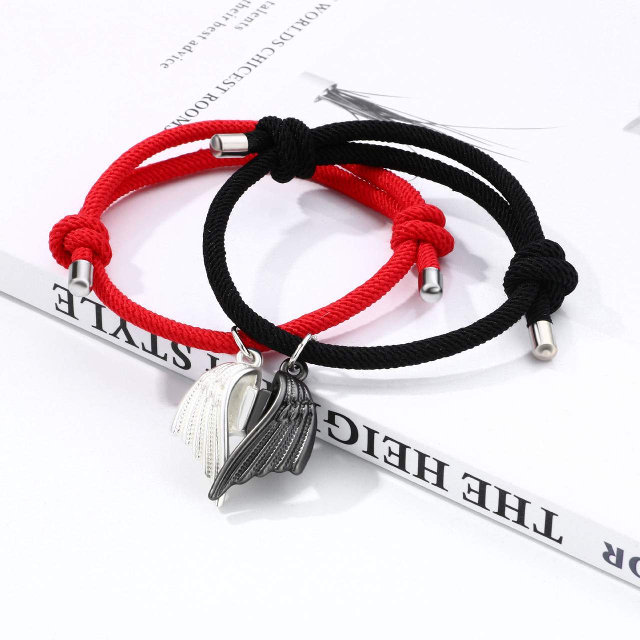 Парные браслеты с магнитами "Крылья Love-Stile" - фото 4 - id-p172238923