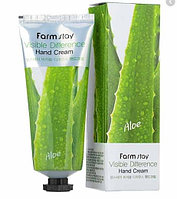 [FarmStay] УСПОКАИВАЮЩИЙ крем для рук с экстрактом АЛОЭ FarmStay Visible Difference Hand Cream Aloe,100мл