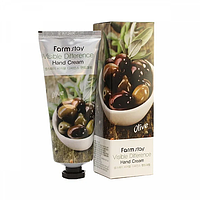 [FarmStay] увлажняющий крем для рук с экстрактом ОЛИВЫ Farmstay Visible Difference Hand Cream Olive,100мл