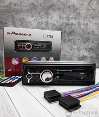 Автомагнитола Pioneer OK (Bluetooth, USB, micro, AUX, FM, пульт)   mod.1782 HD 2 UDB