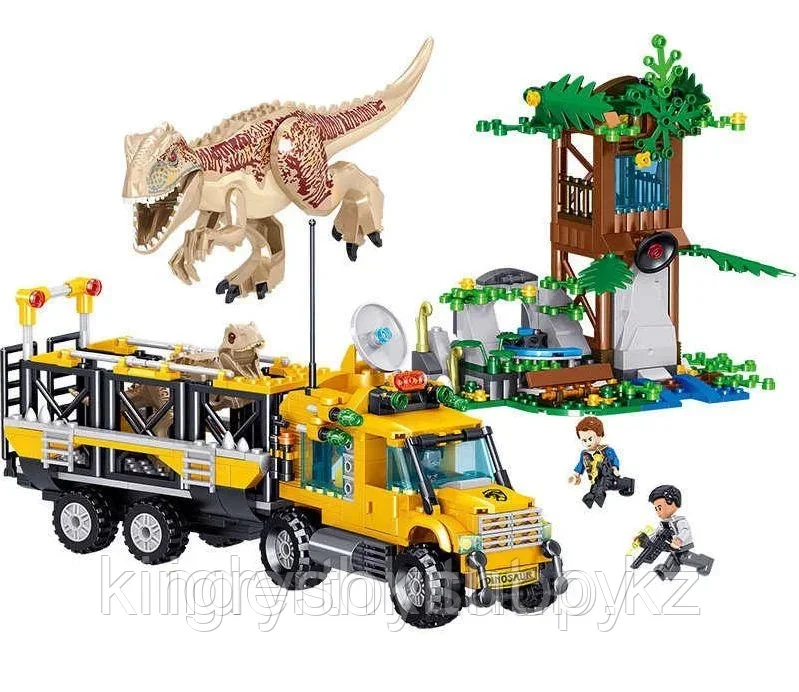 Конструктор Jurassic World Аналог лего LEGO 75929 похищение динозавра 582 деталей, арт QL1720 - фото 4 - id-p172053913