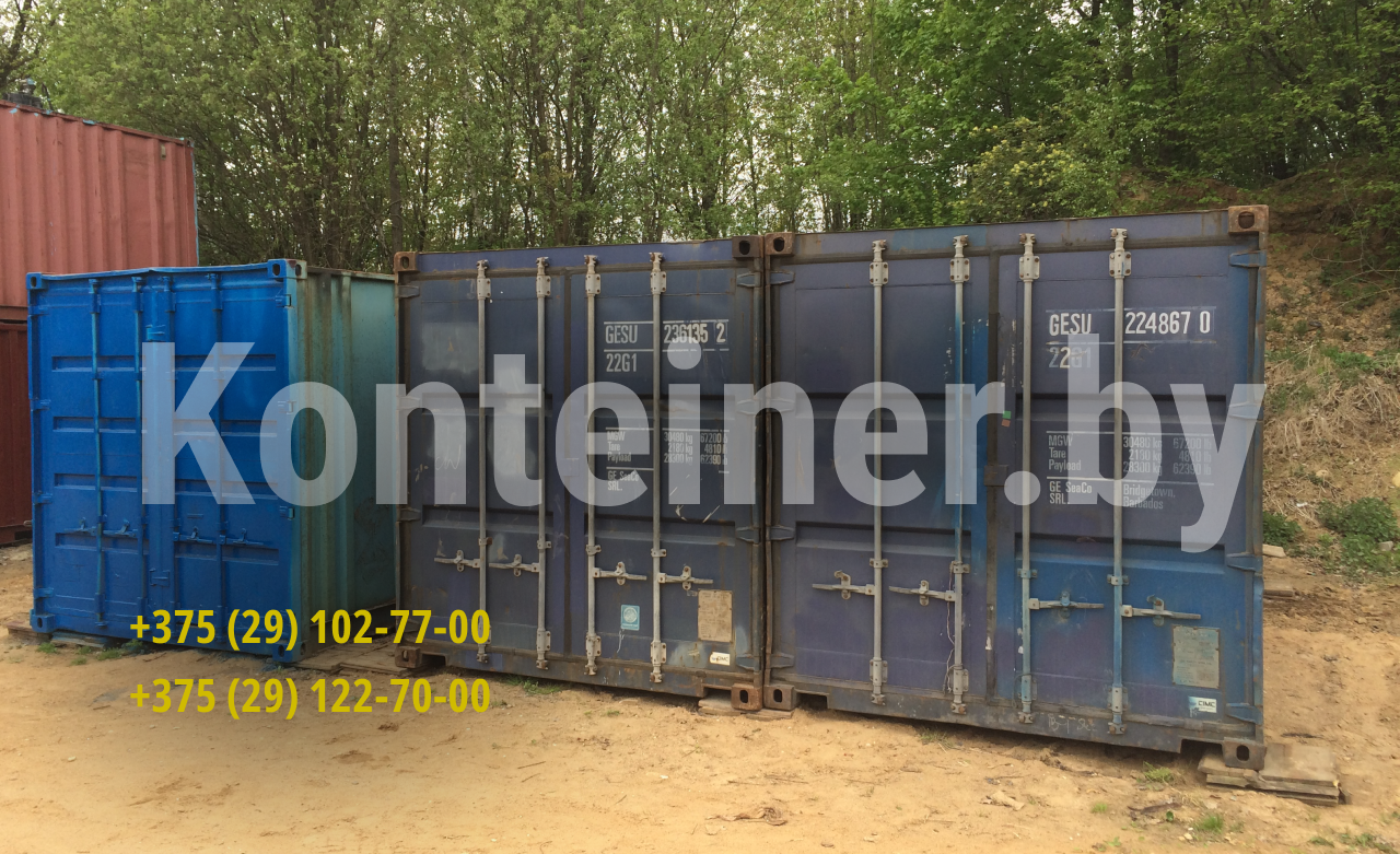 Морской контейнер 40 футов, 12 *2,45м б/у - фото 1 - id-p78903660
