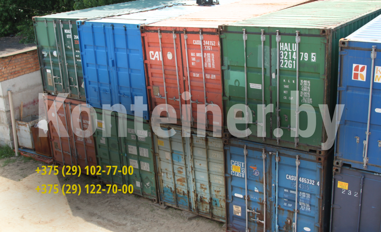 Морской контейнер 6.0х2,45 м, б/у - фото 1 - id-p78903644
